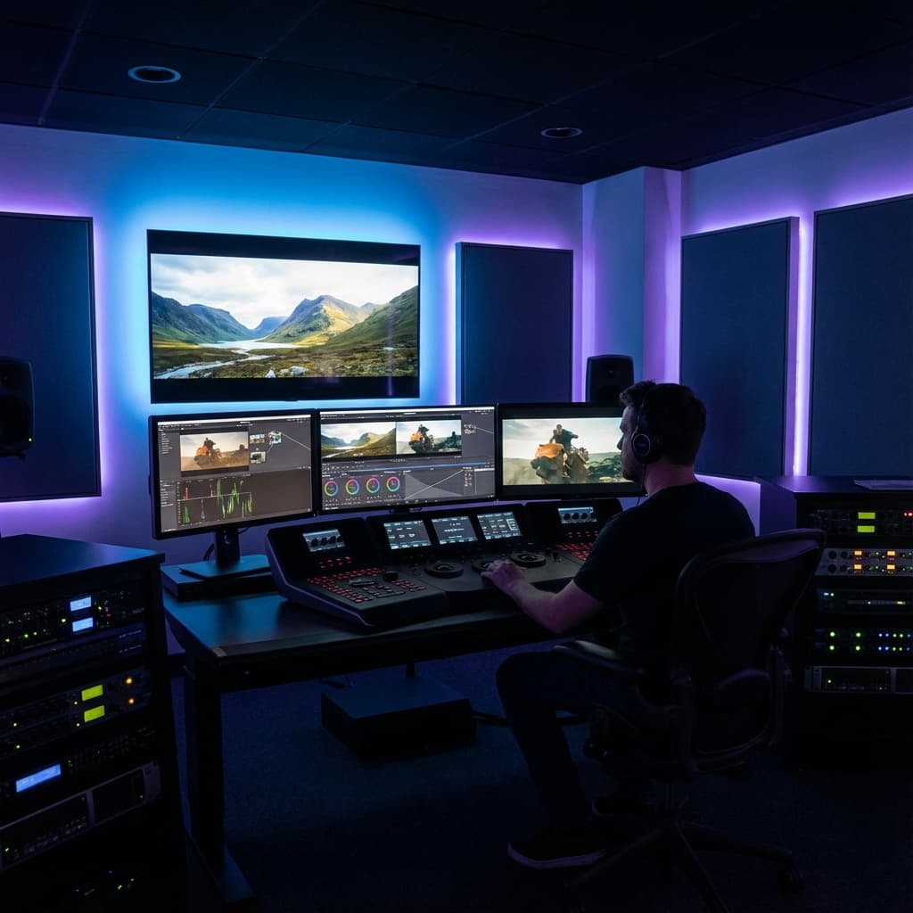 المونتاج واللمسة النهائية