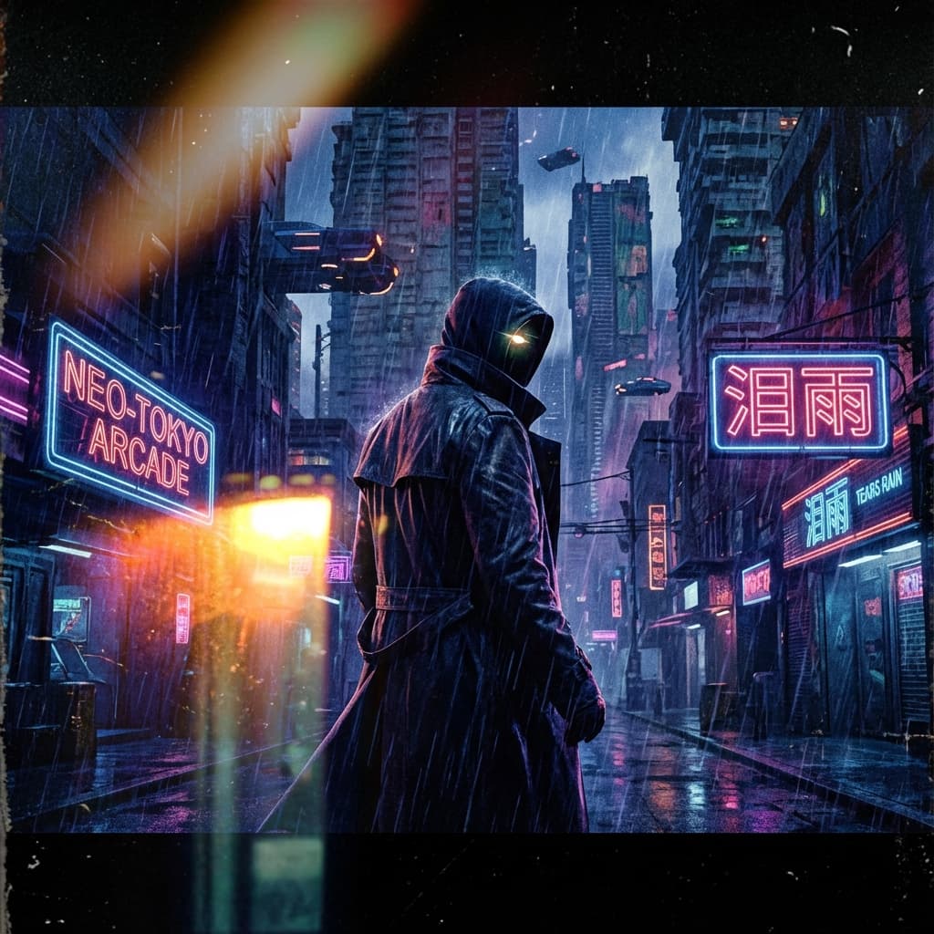 مشهد سينمائي ليلي لناطحة سحاب